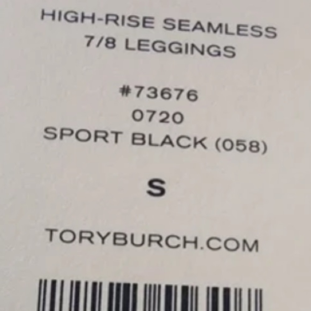 NWT Tory Burch Sport High Rise Leggings - Picture 2 of 7